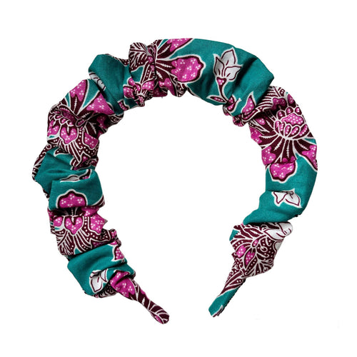 Head crown - Flower Turquoise