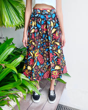 Load image into Gallery viewer, Midi skirt - Mariposa Black