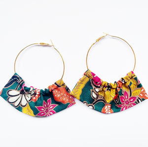 Ruffled hoop - Taman Olive green