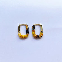 Load image into Gallery viewer, Just for U Earrings - Black/Yellow