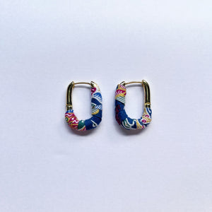 Just for U Earrings - Blue multi