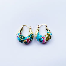 Load image into Gallery viewer, Genie mini Earrings- Turquoise multi