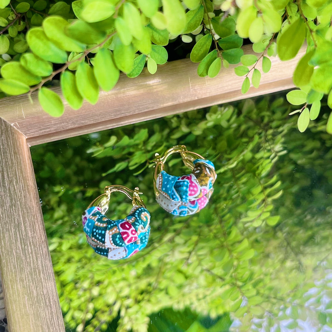 Genie mini Earrings- Turquoise multi