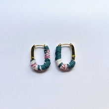 Load image into Gallery viewer, Just for U Earrings - Green/Pink/White