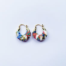 Load image into Gallery viewer, Genie mini Earrings  - White multi