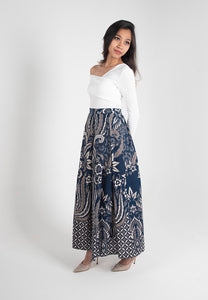 Cendrawaseh Maxi Skirt - Blue