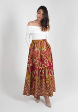Load image into Gallery viewer, Cendrawaseh Maxi Skirt - Red