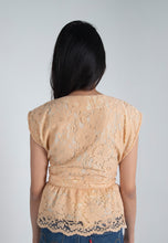 Load image into Gallery viewer, Lace Vinie Peplum - Biege (SALE)