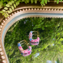 Load image into Gallery viewer, Just for U Earrings - Pink