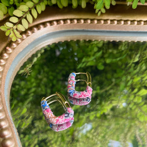 Just for U Earrings - Pink