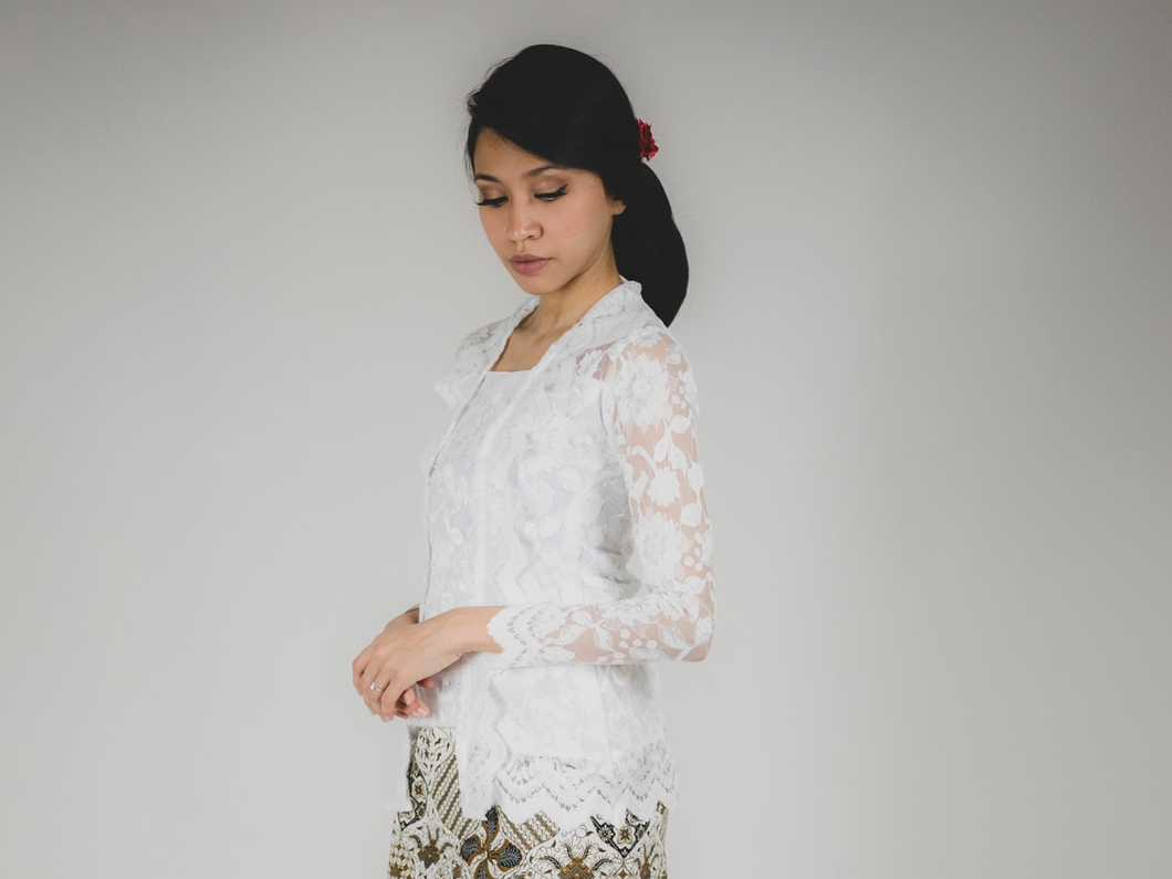 Kebaya lace - White (PROMO)