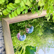 Load image into Gallery viewer, Genie mini Earrings - Green/pink/white