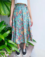 Load image into Gallery viewer, Midi skirt - Mariposa Turquoise