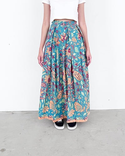 Maxi skirt - Mariposa Turquoise