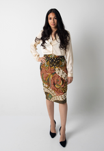 Load image into Gallery viewer, [CLEARANCE] Garuda Pencil Skirt - Black