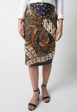Load image into Gallery viewer, [CLEARANCE] Garuda Pencil Skirt - Blue