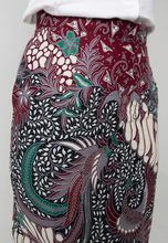Load image into Gallery viewer, [CLEARANCE] Garuda Pencil Skirt - Maroon