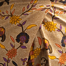 Load image into Gallery viewer, Vinie Peplum in Merak - Purple &amp; Yellow (SALE)