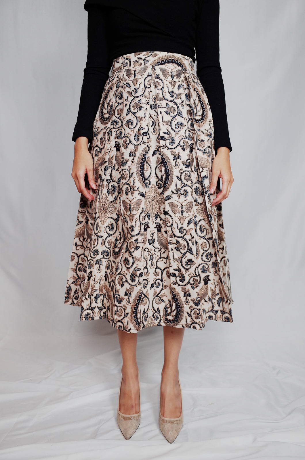 Midi skirt - Brown