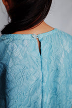 Load image into Gallery viewer, Lace Blouse - Turquoise [SALE]