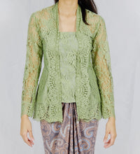 Load image into Gallery viewer, Kebaya lace - Dusty green
