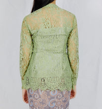 Load image into Gallery viewer, Kebaya lace - Dusty green
