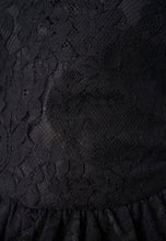 Load image into Gallery viewer, Lace viniePeplum - Black (SALE)