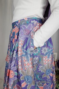 Bunga Maxi skirt - Purple