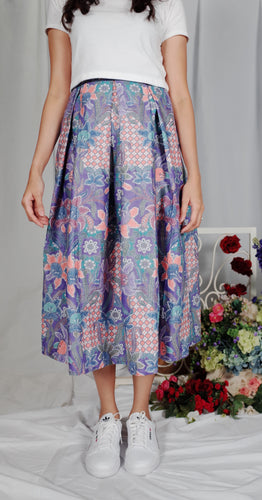 Bunga Midi skirt - Purple