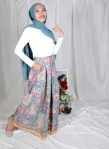 Bunga Maxi skirt - Turquoise