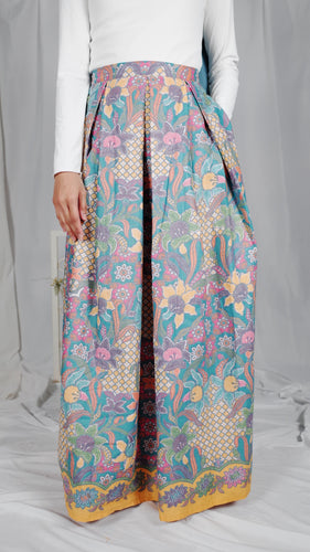 Bunga Maxi skirt - Turquoise